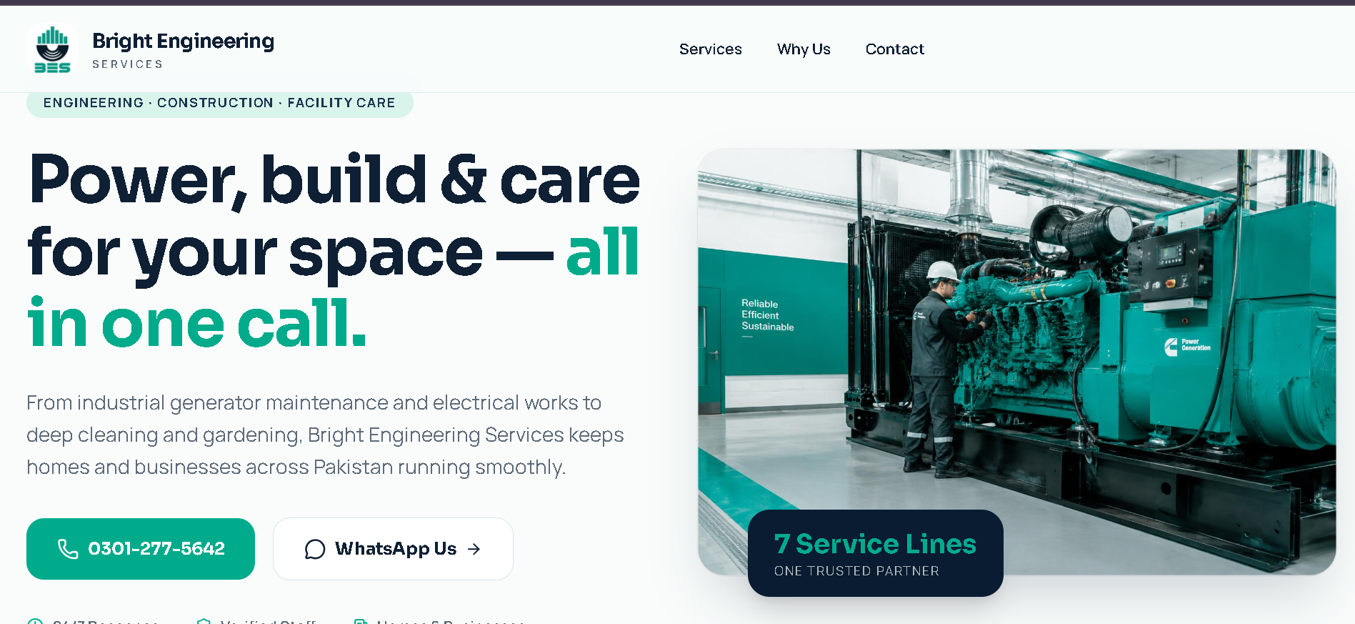 Bright Engineering Services Project